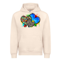 Sandshell autism hearts Urban Hoodie - Zillion Design Studio