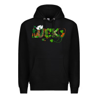 Black st patricks day lucky nurse Premium Hoodie - RanaPortraitStore