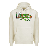 Oatmeal Heather st patricks day lucky nurse Premium Hoodie - RanaPortraitStore