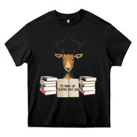 Black Yes Mama I Am Studying Right Now, Deer Heavy Core Tee - Bettercallsaul