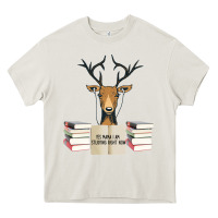 Cream Yes Mama I Am Studying Right Now, Deer Heavy Core Tee - Bettercallsaul