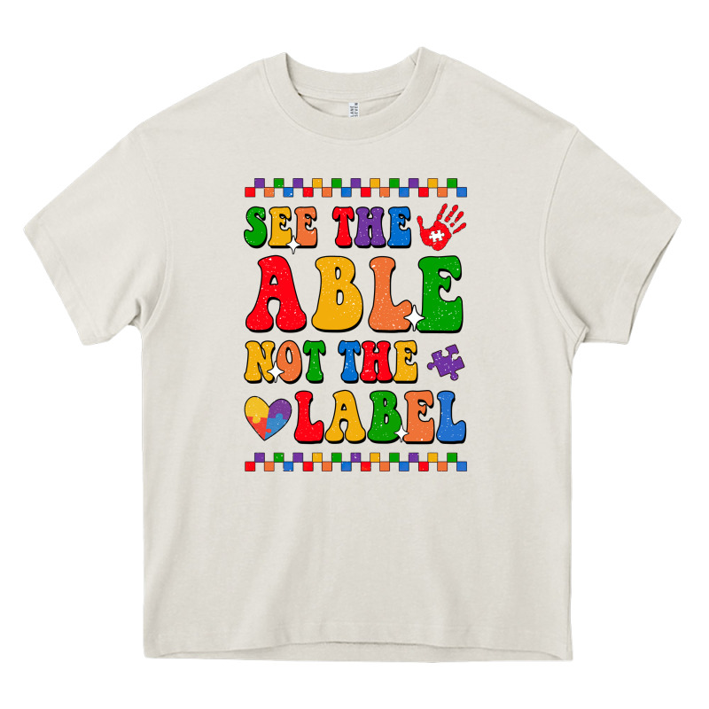 See The Able Not The Label Heavy Core Tee by CowhideDigitalArt | Teevron