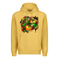 Antique Gold juneteenth lips Premium Hoodie - Zillion Design Studio