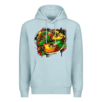 Blue Mist juneteenth lips Premium Hoodie - Zillion Design Studio