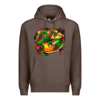 Coffee juneteenth lips Premium Hoodie - Zillion Design Studio