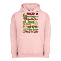 Pigment Salmon I wouldnt do anything for a klondike bar Urban Hoodie - RanaPortraitStore