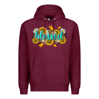 Burgundy blessed tbw Premium Hoodie - texasbilliewilder