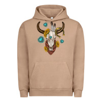 Pigment Burro western cow skull Urban Hoodie - texasbilliewilder