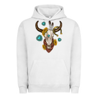 Pigment Lunar Rock western cow skull Urban Hoodie - texasbilliewilder
