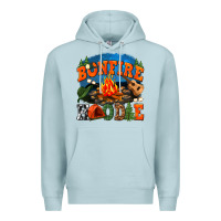 Blue Mist bonfire hoodie Premium Hoodie - texasbilliewilder