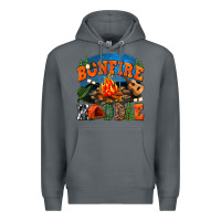 Rock bonfire hoodie Premium Hoodie - texasbilliewilder
