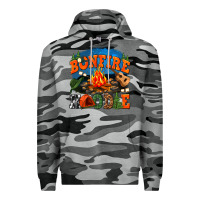 Slate Camo bonfire hoodie Premium Hoodie - texasbilliewilder