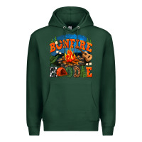 Sports Green bonfire hoodie Premium Hoodie - texasbilliewilder