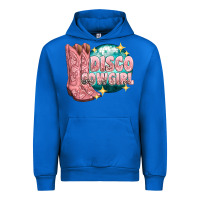 Cobalt western disco cowgirl Urban Hoodie - texasbilliewilder