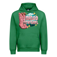 Emerald western disco cowgirl Urban Hoodie - texasbilliewilder