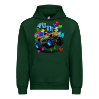 Forest Green monster truck autism Urban Hoodie - Zillion Design Studio