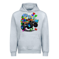 Heather Grey monster truck autism Urban Hoodie - Zillion Design Studio