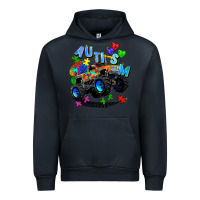 Navy monster truck autism Urban Hoodie - Zillion Design Studio