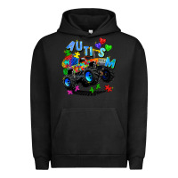 Pigment Black monster truck autism Urban Hoodie - Zillion Design Studio