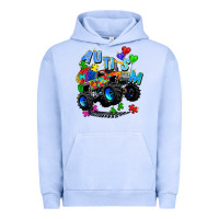 Pigment Grape Ice monster truck autism Urban Hoodie - Zillion Design Studio