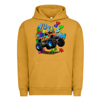 Pigment Peanut Butter monster truck autism Urban Hoodie - Zillion Design Studio