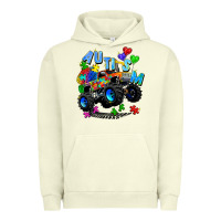 Pigment Pistachio monster truck autism Urban Hoodie - Zillion Design Studio