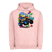 Pigment Salmon monster truck autism Urban Hoodie - Zillion Design Studio