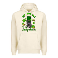 Tofu St. Patrick's Day My Pitbull Is My Lucky Charm With Hat Premium Hoodie - RanaPortraitStore