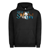 Pigment Black Let It Snow Snowman Urban Hoodie - RanaPortraitStore