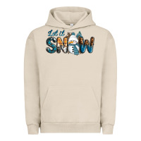 Pigment French Oak Let It Snow Snowman Urban Hoodie - RanaPortraitStore