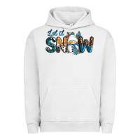Pigment Lunar Rock Let It Snow Snowman Urban Hoodie - RanaPortraitStore