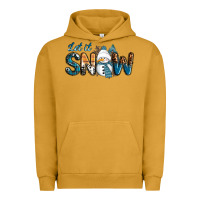 Pigment Peanut Butter Let It Snow Snowman Urban Hoodie - RanaPortraitStore
