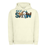 Pigment Pistachio Let It Snow Snowman Urban Hoodie - RanaPortraitStore