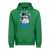 Emerald Let It Snow Urban Hoodie - RanaPortraitStore
