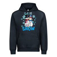 Navy Let It Snow Urban Hoodie - RanaPortraitStore