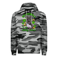 Slate Camo St. Patrick's Day My Pitbull Is My Lucky Charm Premium Hoodie - RanaPortraitStore