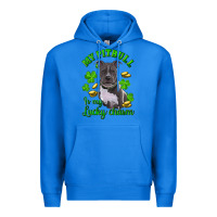 True Royal St. Patrick's Day My Pitbull Is My Lucky Charm Premium Hoodie - RanaPortraitStore