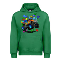Emerald monster truck au some Urban Hoodie - Zillion Design Studio