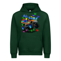 Forest Green monster truck au some Urban Hoodie - Zillion Design Studio