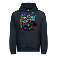 Navy monster truck au some Urban Hoodie - Zillion Design Studio
