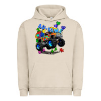 Pigment French Oak monster truck au some Urban Hoodie - Zillion Design Studio