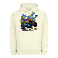 Pigment Pistachio monster truck au some Urban Hoodie - Zillion Design Studio