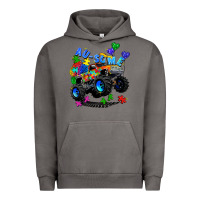 Pigment Tornado monster truck au some Urban Hoodie - Zillion Design Studio