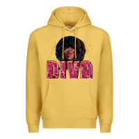 Antique Gold diva Premium Hoodie - Zillion Design Studio