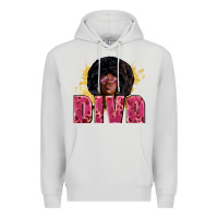 Dove Grey diva Premium Hoodie - Zillion Design Studio