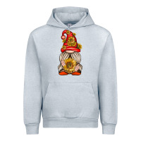 Heather Grey western gnome with sunflowers Urban Hoodie - texasbilliewilder