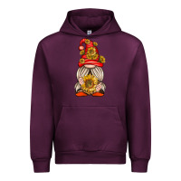 Mauve Wine western gnome with sunflowers Urban Hoodie - texasbilliewilder