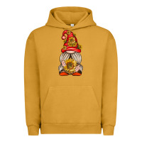 Pigment Peanut Butter western gnome with sunflowers Urban Hoodie - texasbilliewilder