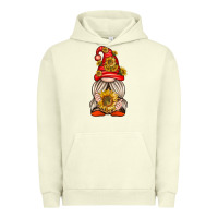 Pigment Pistachio western gnome with sunflowers Urban Hoodie - texasbilliewilder