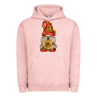 Pigment Salmon western gnome with sunflowers Urban Hoodie - texasbilliewilder